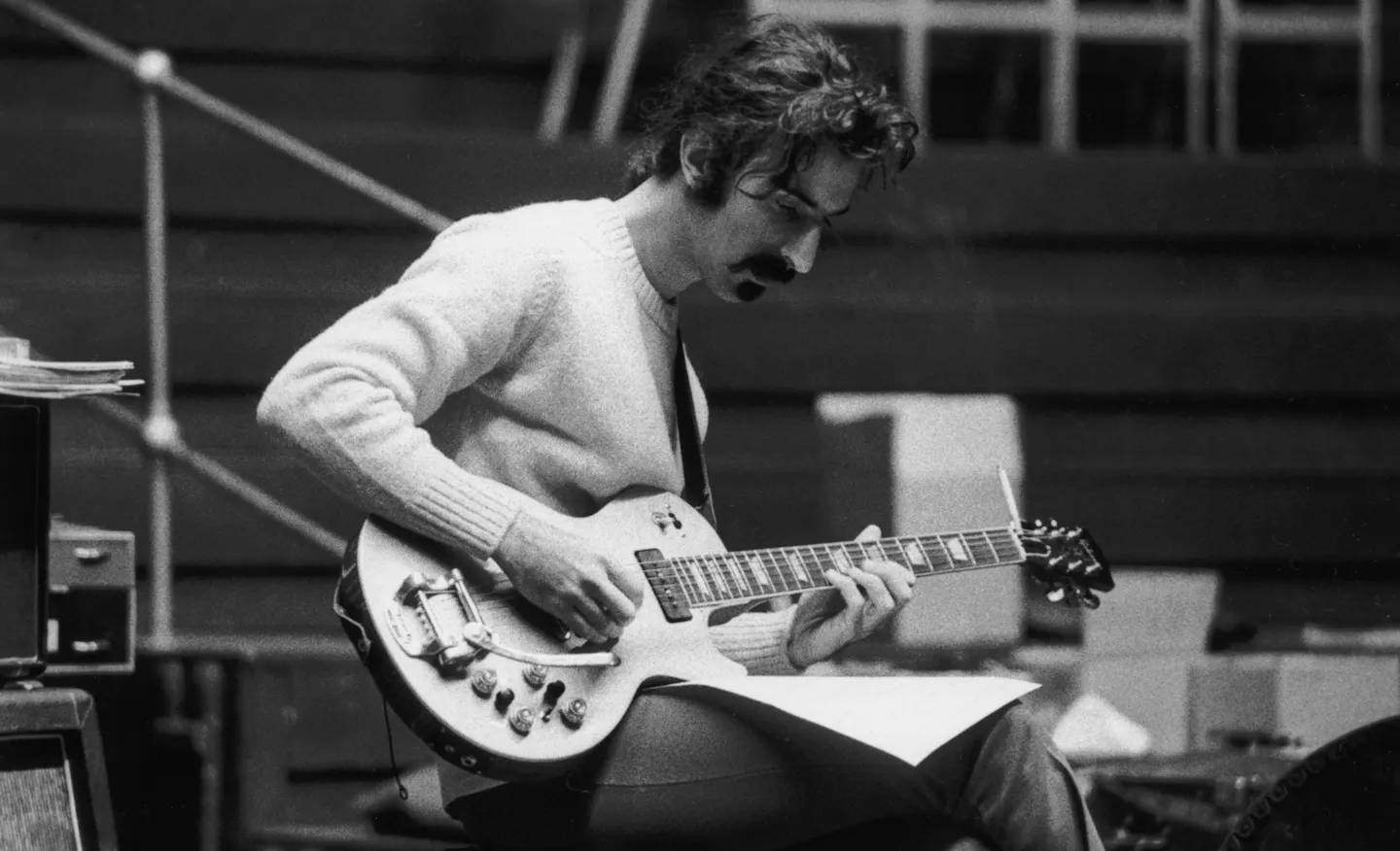 Photo of Frank Zappa [Credit: Ron Case/Keystone/Getty Images (1969)]