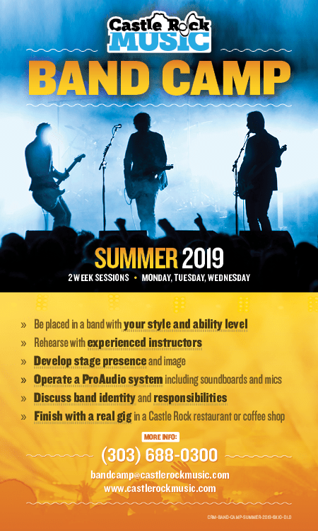 Band Camp (Summer 2019)  |  2 Week Sessions  |  Monday, Tuesday, Wednesday