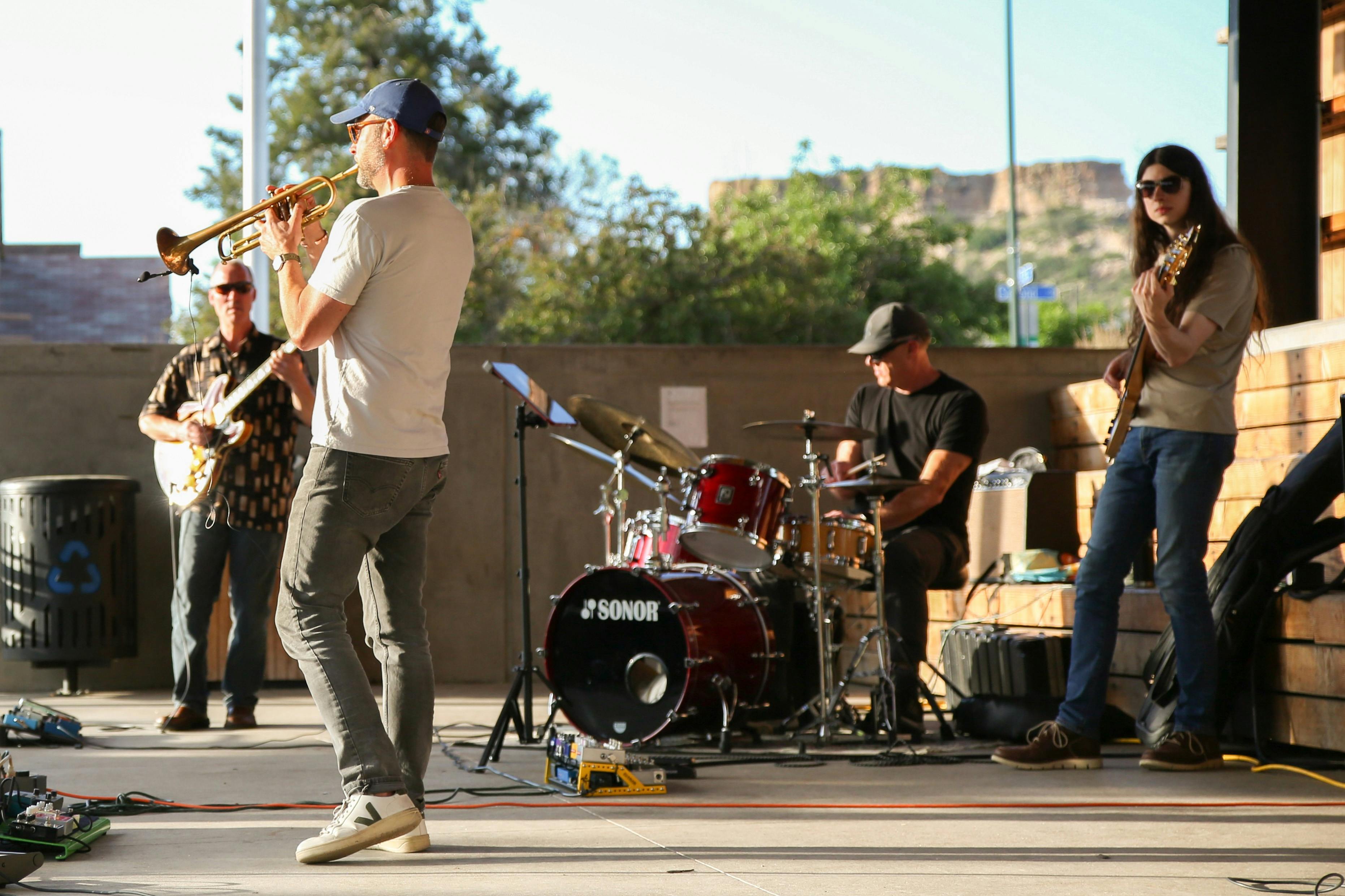Performance: Band at Jazz in the Park, Castle Rock Colorado